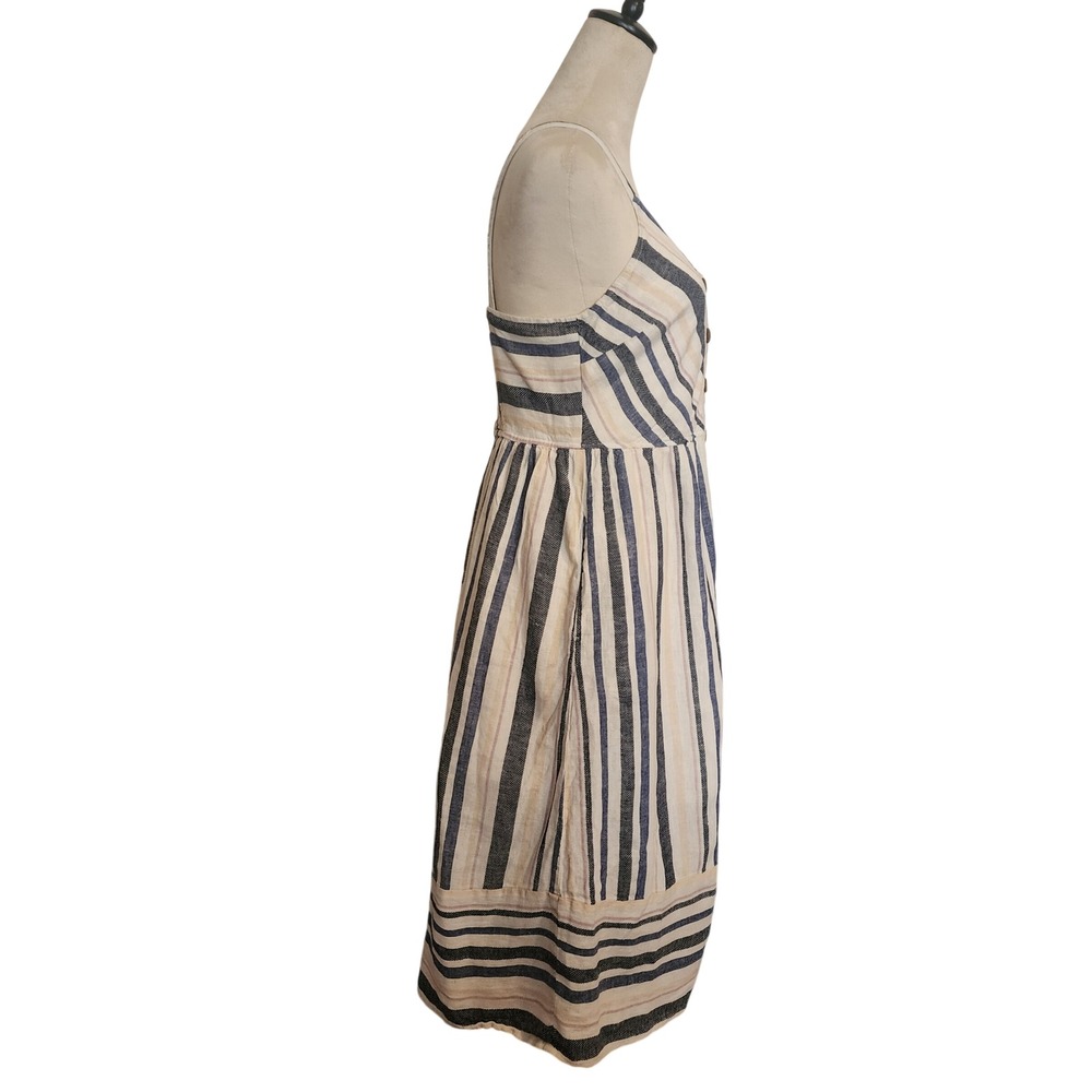 Universal Thread Striped Button Down Midi Dress S… - image 2
